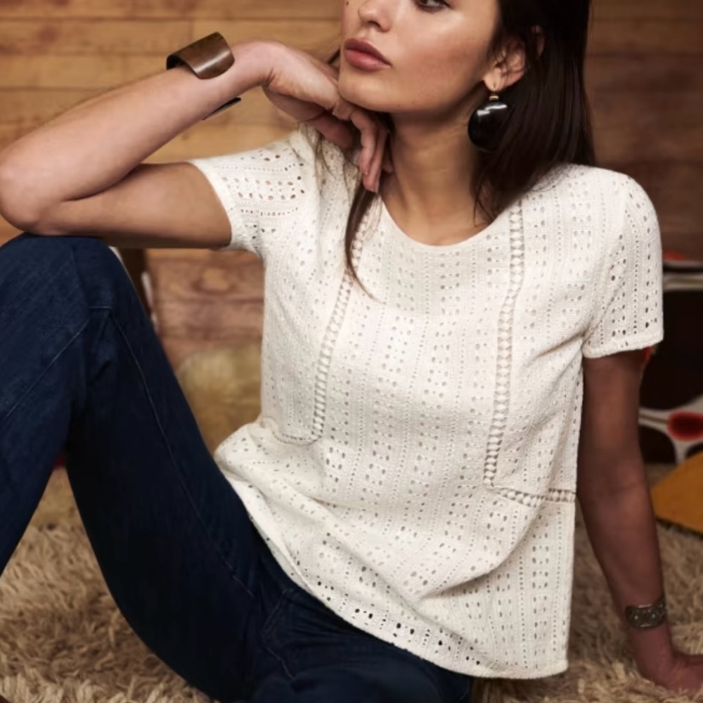Sezane Cleo Blouse - Ecru